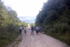 En redescendant du mont vers Aix. Bois a gauche rasé depuis et converti en verger